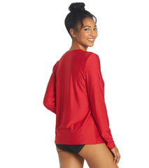 Sporti Women's L/S UPF 50+ Comfort Fit Rash Guard