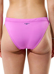 Speedo Women's Solid Cheeky Bikini Bottom