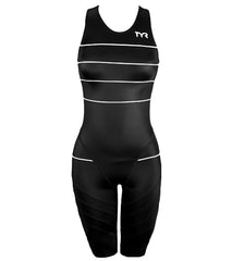 TYR Aqua Shift Female Short John Zipperback Tech Suit Swimsuit