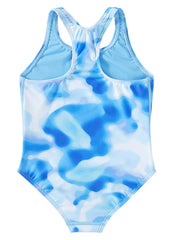 TYR Girls' Blue Ice Ella Maxfit Durafast Elite One Piece Swimsuit (Little Kid, Big Kid)