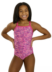 TYR Girls' Sonoma Durafast Elite Addy Diamondfit One Piece Swimsuit (Little Kid, Big Kid)