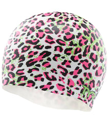TYR Leopard Silicone Swim Cap