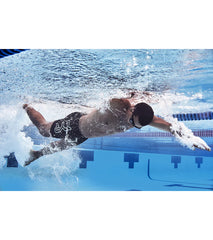 TYR Men's Active Durafast Elite Large Logo 6.5 Jammer Swimsuit