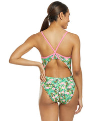 Sporti Flamingo Frenzy Thin Strap One Piece Swimsuit