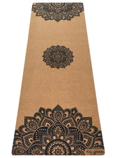 Yoga Design Lab Mandala Cork Mat 70" 3.5mm