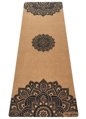 Yoga Design Lab Mandala Cork Mat 70" 3.5mm