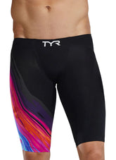TYR Men's Venzo Volconyx High Waist Jammer Tech Suit Swimsuit
