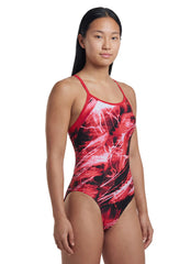 Sporti Cyberwave Thin Strap One Piece Swimsuit (22-44)
