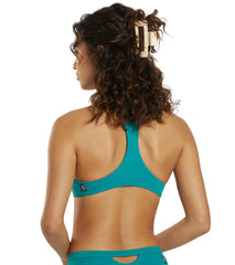 JOLYN Women's Aster Solid Racerback Bikini Top