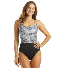 TYR Women's Lucid Scoop Neck Controlfit Chlorine Resistant One Piece Swimsuit