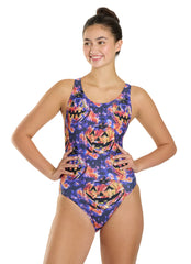 Sporti Haunted Harvest Wide Strap One Piece Swimsuit (22-44)