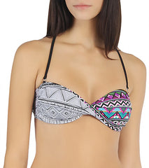 Hurley Women's Tribal Fusion Twist Bandeau Top