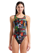 Arena Women's Animalier Tech Back One Piece Swimsuit