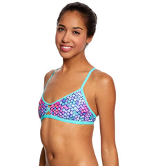 Speedo Missy Franklin Endurance Lite Splash Magic Criss Cross Swimsuit Top