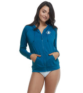 Body Glove Women's Adeline Long Sleeve Hoodie UPF 50 Rash Guard Jacket
