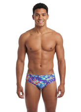 Sporti Aloha Mosaic Brief Swimsuit (26-40)