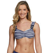 Anne Cole Don't Smock Me Cap Sleeve Bikini Top