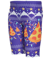 Sporti Limited Edition Ugly Sweater Pizza Tree Jammer Swimsuit Youth (22-28)