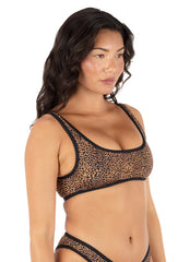 Hurley Women's Soft Spot Pull On Top Bikini Top