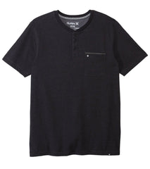 Hurley Men's Dri-Fit Henley Short Sleeve Shirt