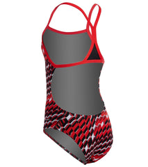 Dolfin Youth Poly Fusion Enzo MT Back One Piece Swimsuit