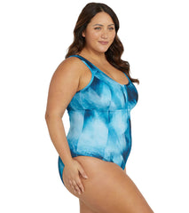 Artesands Woman's Plus Size Natare Celer Fuseli Chlorine Resistant One Piece Swimsuit