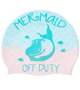 Sporti Mermaid Off Duty Silicone Swim Cap Jr.