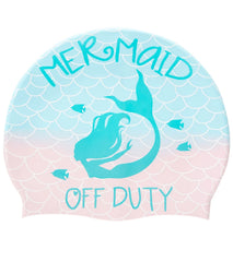 Sporti Mermaid Off Duty Silicone Swim Cap Jr.
