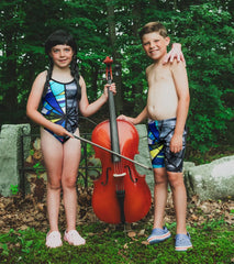Sporti Wednesday's Web Jammer Swimsuit Youth (22-28)