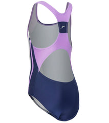 Speedo Girls' Infinity Splice One Piece Swimsuit (Little Kid)