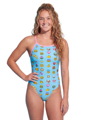 Sporti Icon Party Thin Strap One Piece Swimsuit (22-44)