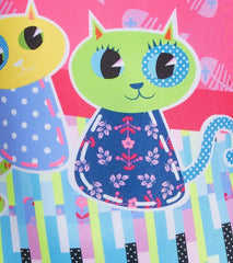 Turbo Girls' Happy Cats One Piece Swimsuit