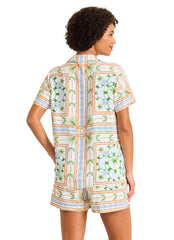 Tommy Bahama Women's Poolside Palms Camp Shirt