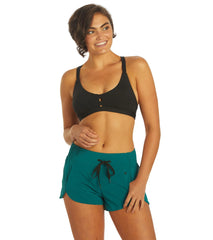 Hurley Women's Aquas Solid 2.5" Boardshort Teal