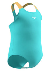 Speedo Girls' Color Block Medalist One Piece Swimsuit (Baby, Toddler, Little Kid)