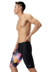 Speedo Vibe Men's Eco Printed Jammer Swimsuit
