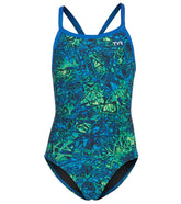 TYR Girls' Nebulous Diamondfit One Piece Swimsuit