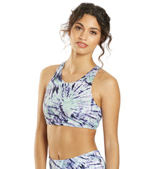 Sporti Active Moonlight Tie Dye High Neck Crop Bikini Top