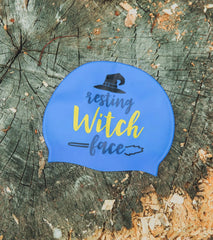 Sporti Limited Edition Witch Cat Silicone Swim Cap