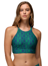 prAna Women's Marine Street Checker Bikini Top