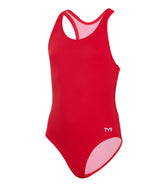 TYR Girls' Solid Durafast Elite Ella Maxfit One Piece Swimsuit (Little Kid, Big Kid)