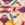 Hurley Swimwear Jagged Tie Dye Triangle Bra Bikini Top