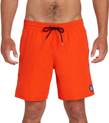 Volcom Men's 16" Lido Solid Swim Trunks