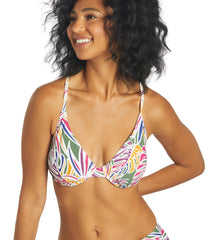 Sporti Tropical Palm Underwire Bikini Top (D/DD/E/F)