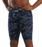 TYR Men's Avictor 2.0 Exolon High Waist Jammer Tech Suit Swimsuit