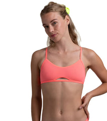 JOLYN Women's Nikki Solid Bikini Top