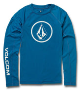 Volcom Boys' Lido Solid Long Sleeve Rashguard (Toddler, Little Kid, Big Kid)