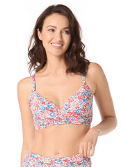 Beach House Women's Bella Flora Pique Christa Wrap Bikini Top