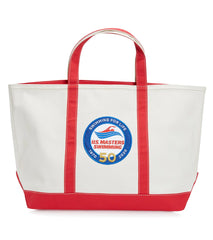 USMS 50th Anniversary Zip Top Canvas Tote Bag