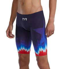 TYR Men's Venzo USA Jammer Tech Suit Swimsuit